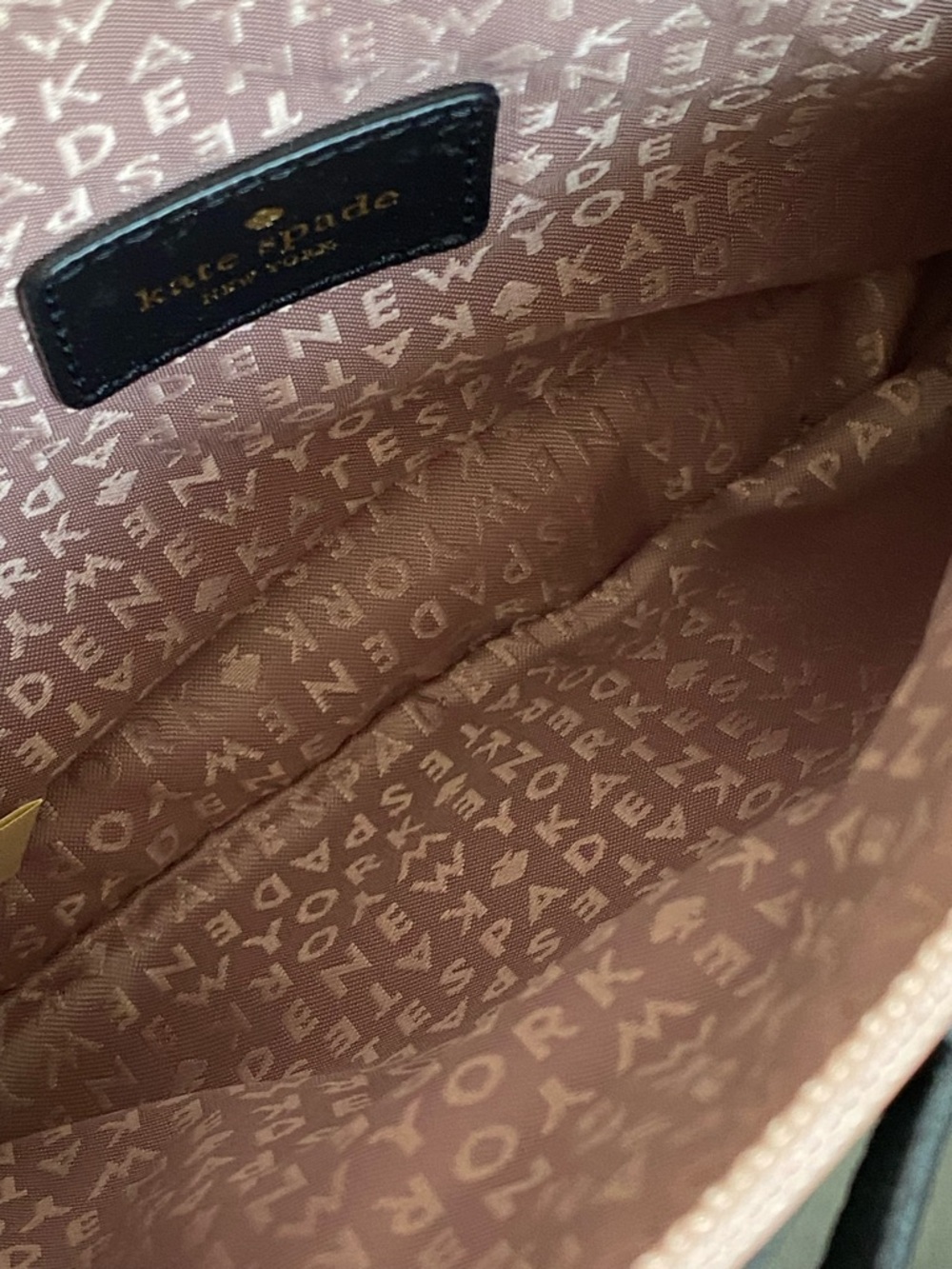 Kate Spade Mavis Street Amy Glitter Crossbody, Rose Gold NWT - Picture 6 of 8